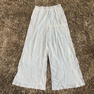 Z Supply Jersey Wide Leg Pant in Light Blue, Size XS